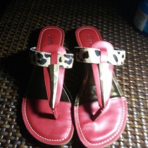 DESIGNER SIZE 8 1/2 SANDALS
